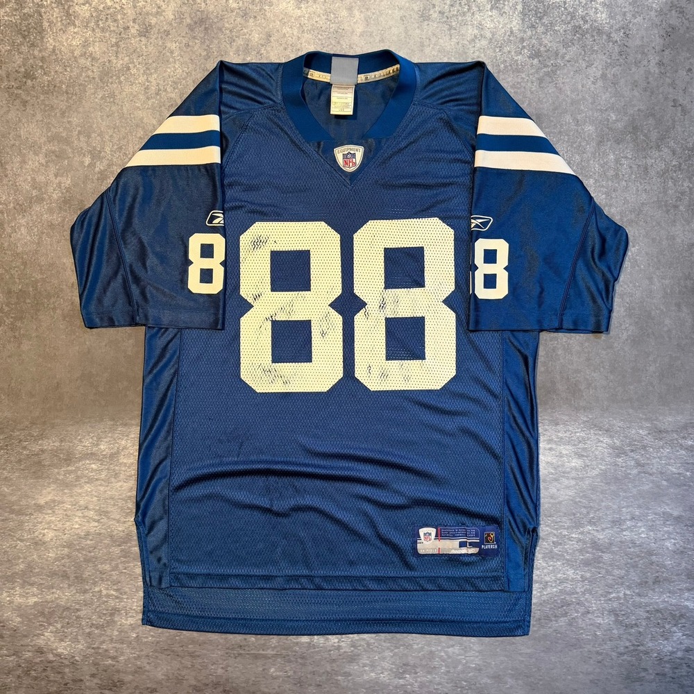 Reebok NFL Indianapolis Colts Marvin Harrison 88‎ Jersey Mens Large Blue